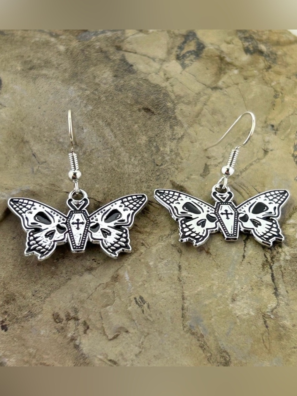 Death Moth Earrings